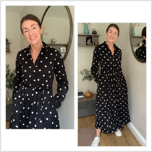 Polka Dot Shirt Dress