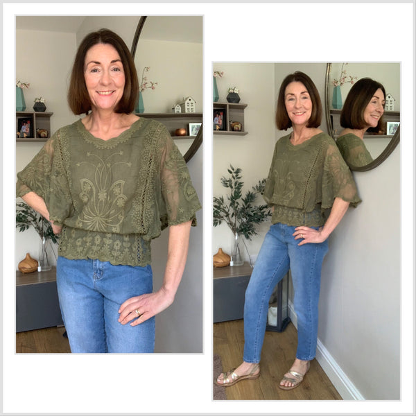 Lace Butterfly Blouse