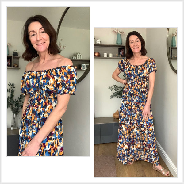 Summer Tiered Maxi - on or off shoulder