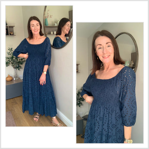 Broderie Anglaise Dress - 3 COLOURS